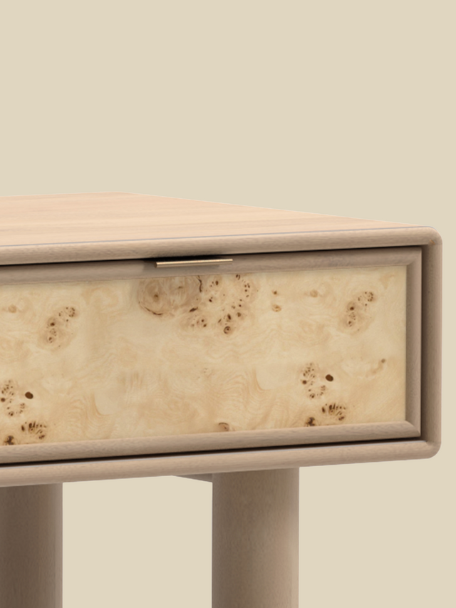 Aurea Burl Coffee Table - Natural