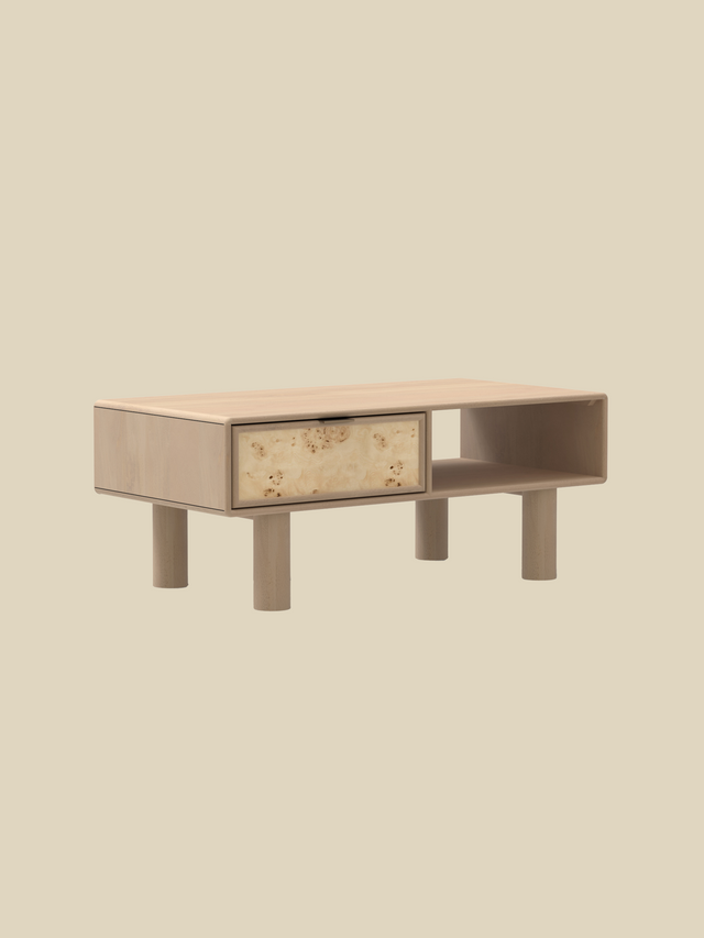 Aurea Burl Coffee Table - Natural
