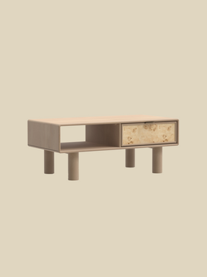 Aurea Burl Coffee Table - Natural