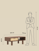 Aurea Burl Coffee Table - Walnut