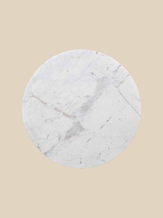 Soraya White Marble Top Coffee Table