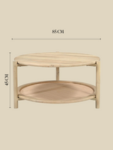 Elora Rattan Coffee Table