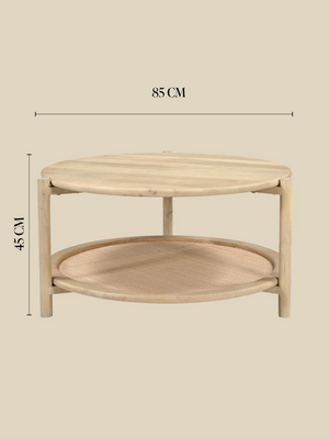 Elora Rattan Coffee Table