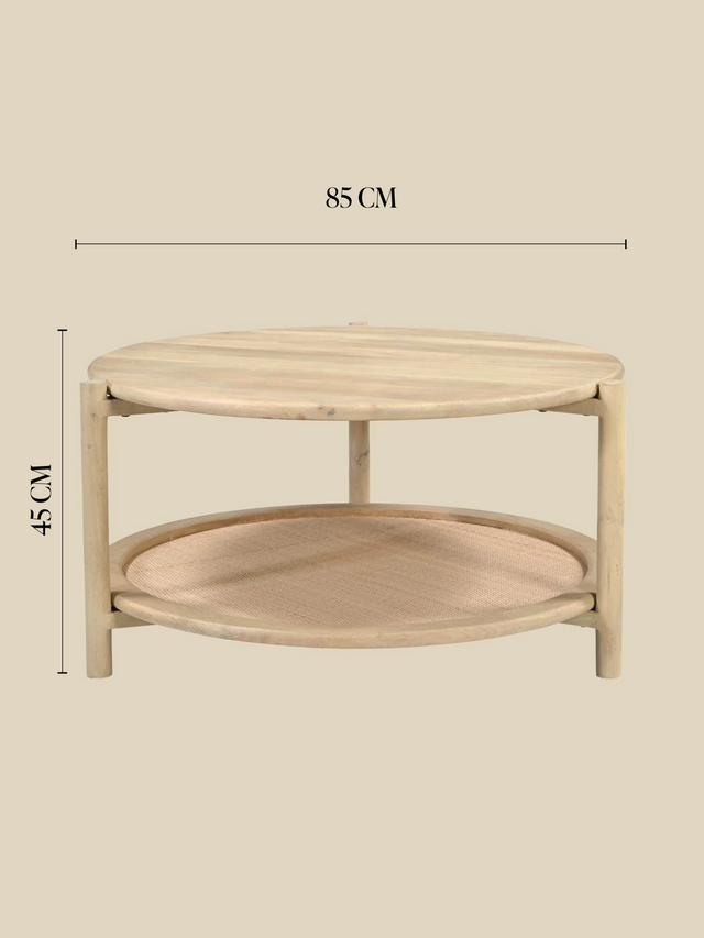 Elora Rattan Coffee Table