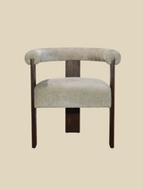 Marlowe Ivory Upholstered Dining Chair