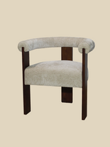 Marlowe Ivory Upholstered Dining Chair