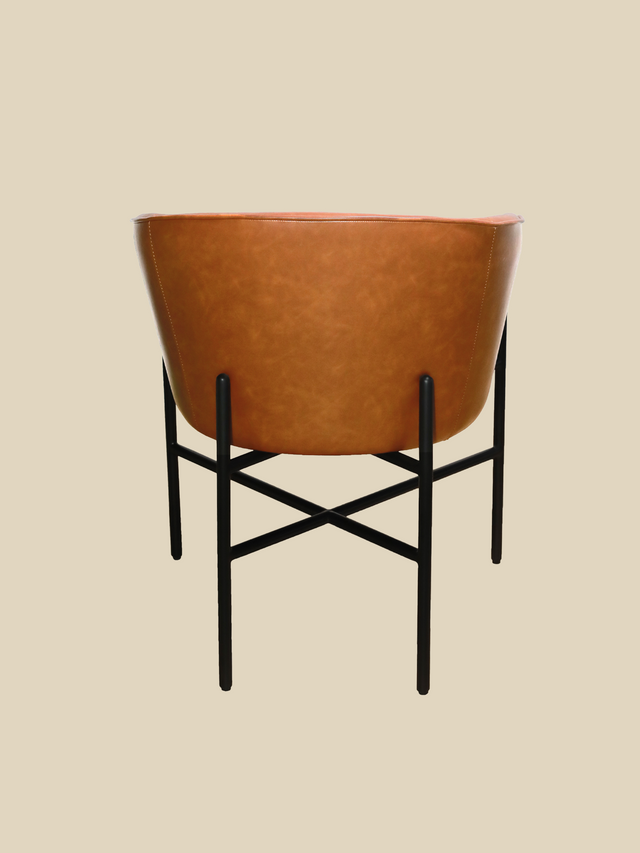 Sutton Brown Upholstered Dining Chair