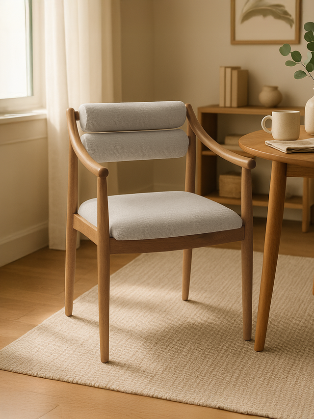 Rowan Cream Upholstered Dining Chair