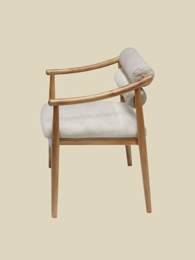 Rowan Cream Upholstered Dining Chair