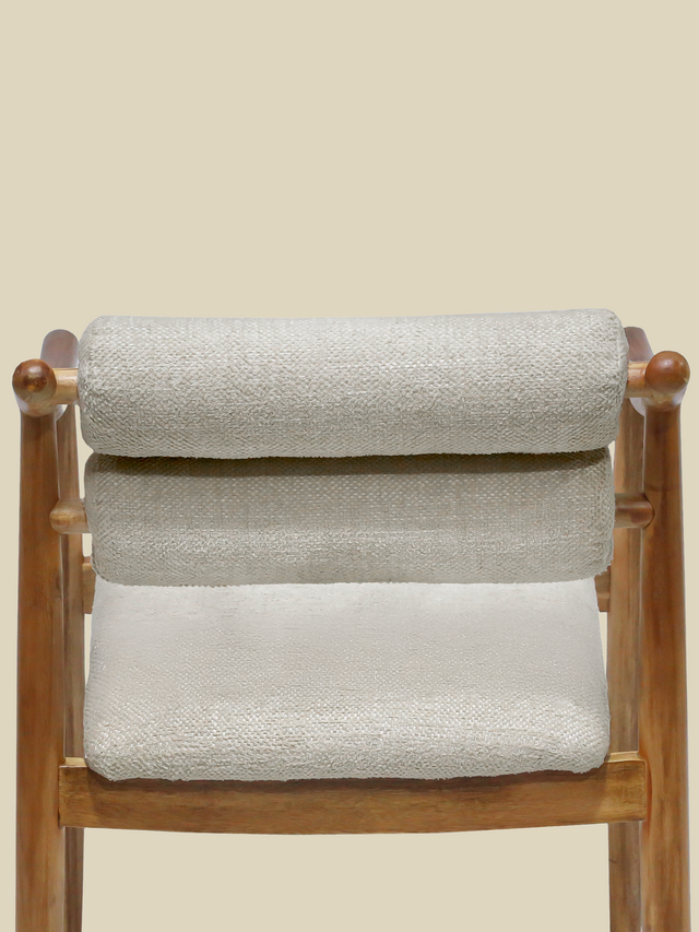 Rowan Cream Upholstered Dining Chair