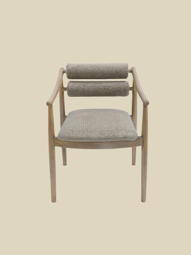 Rowan Brown Upholstered Dining Chair