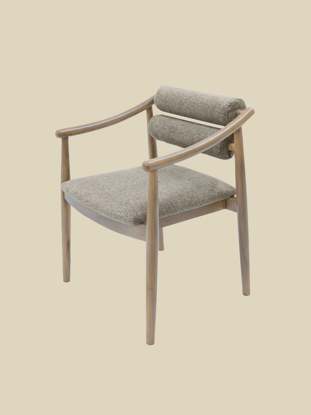 Rowan Brown Upholstered Dining Chair