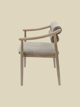 Rowan Grey Upholstered Dining Chair
