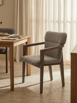 Alder Grey Upholstered Dining Chair