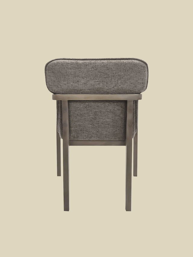 Alder Brown Upholstered Dining Chair