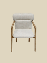 Alder Cream Upholstered Dining Chair