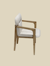 Alder Cream Upholstered Dining Chair