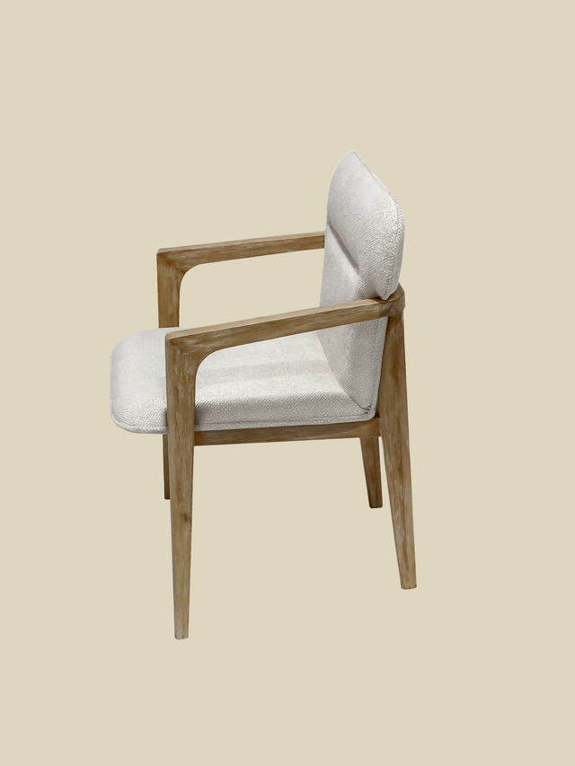 Alder Cream Upholstered Dining Chair