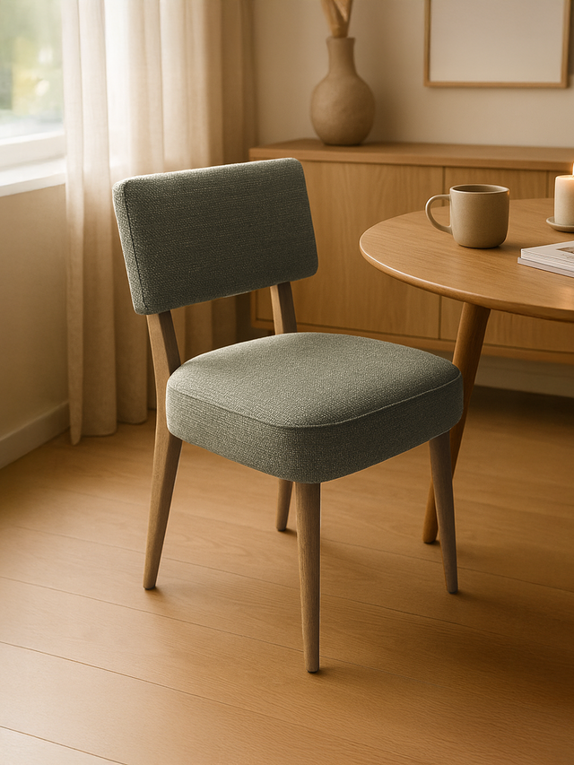 Keaton Green Upholstered Dining Chair