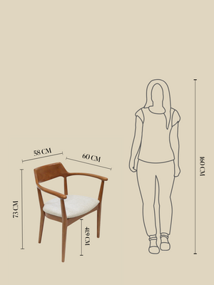 Arbor Cream Upholstered Dining Chair