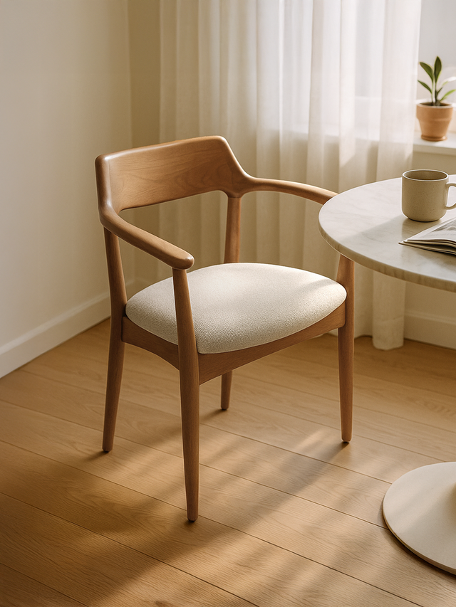 Arbor Cream Upholstered Dining Chair