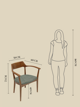 Arbor Green Upholstered Dining Chair