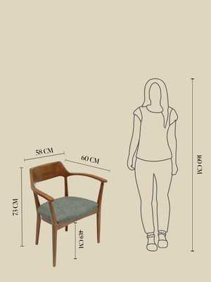 Arbor Green Upholstered Dining Chair