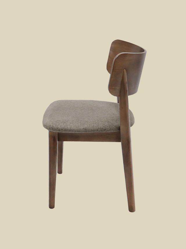 Noami Brown Upholstered Dining Chair