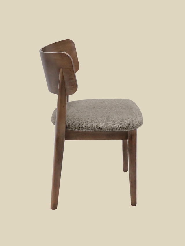 Noami Brown Upholstered Dining Chair