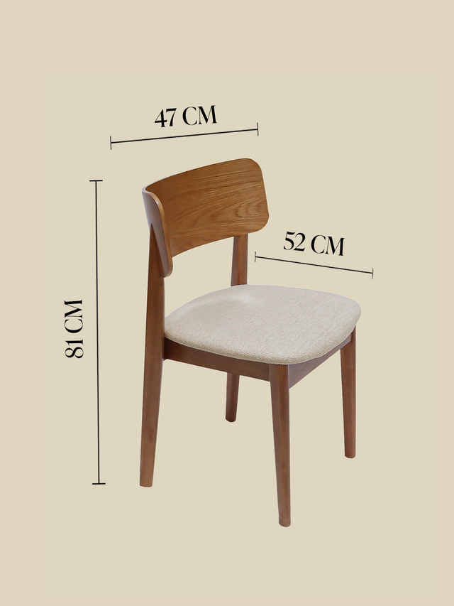 Noami Cream Upholstered Dining Chair