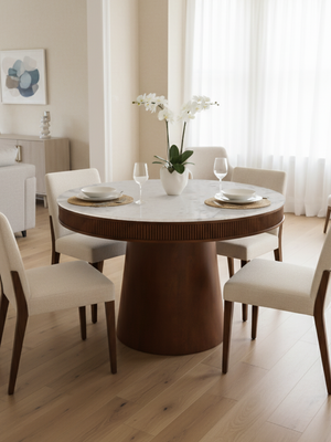Nate Marble Top Dining Table