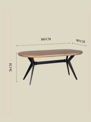 Gloria Wooden Dining Table