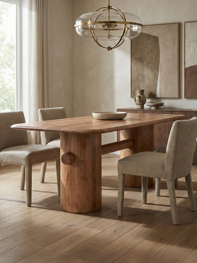 Calder Mango Wood Dining Table