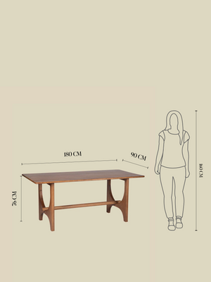 Grace Wooden Dining Table