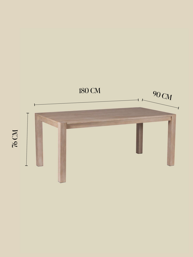 Charles Wooden Dining Table