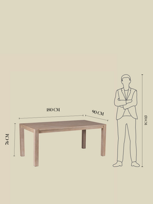 Charles Wooden Dining Table