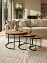 Silvana Mango Wood Nesting Coffee Table
