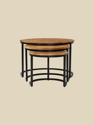 Silvana Mango Wood Nesting Coffee Table