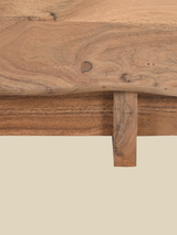 Alder Two Drawer Bedside Table