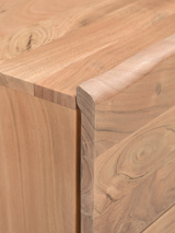 Alder Two Drawer Bedside Table