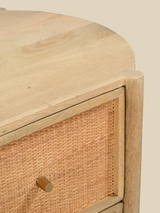 Soren Two Drawer Bedside Table