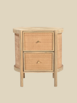 Soren Two Drawer Bedside Table