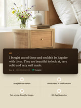 Soren Two Drawer Bedside Table