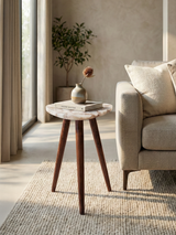 Celeste Pearl Agate Side Table