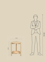 Elora Rattan Side Table