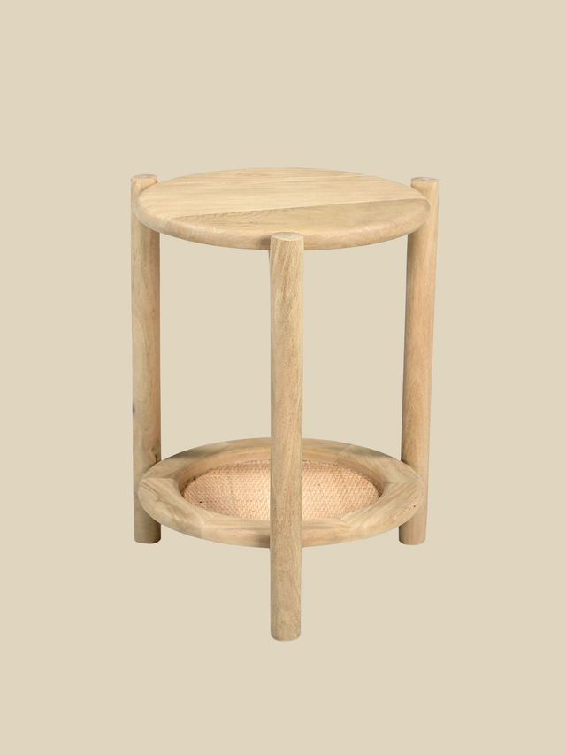 Elora Rattan Side Table