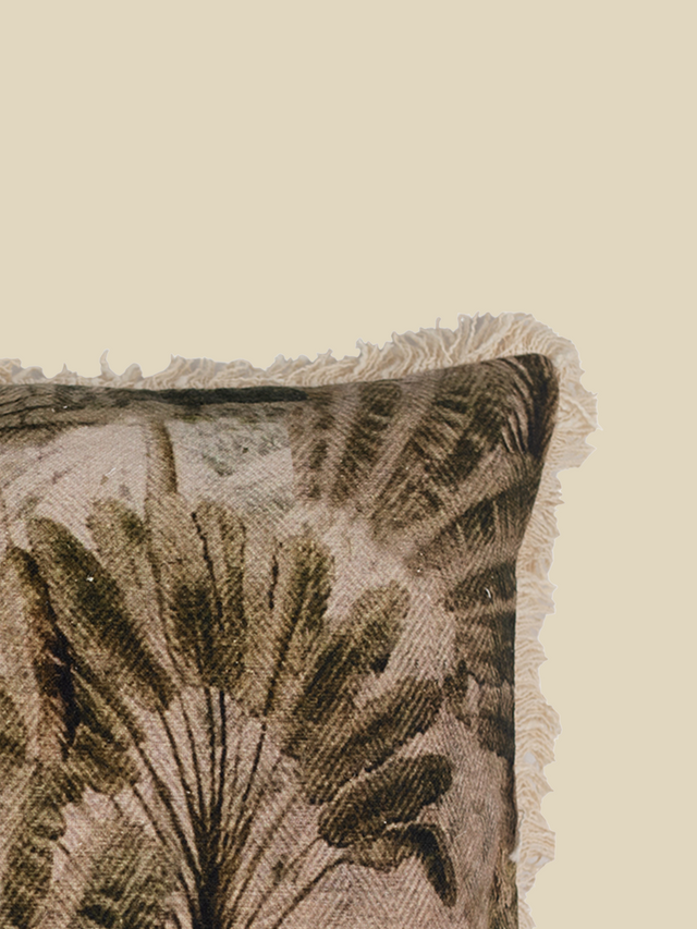 Niamh Tropical Cotton Cushion