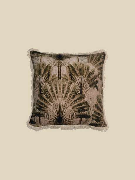 Niamh Tropical Cotton Cushion