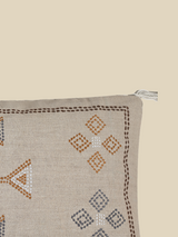 Grey Dream Cotton-Linen Cushion