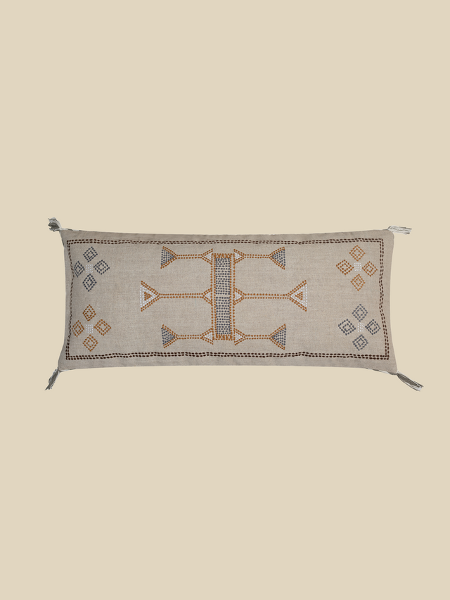 Grey Dream Cotton-Linen Cushion